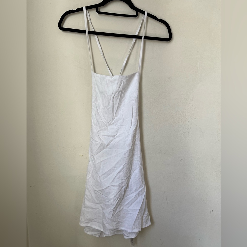 White cotton dress